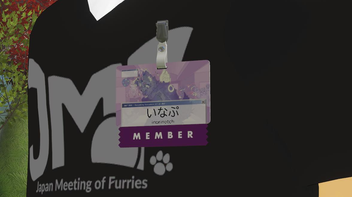 VR JMoF “Con-badge”-like Original FBX Model