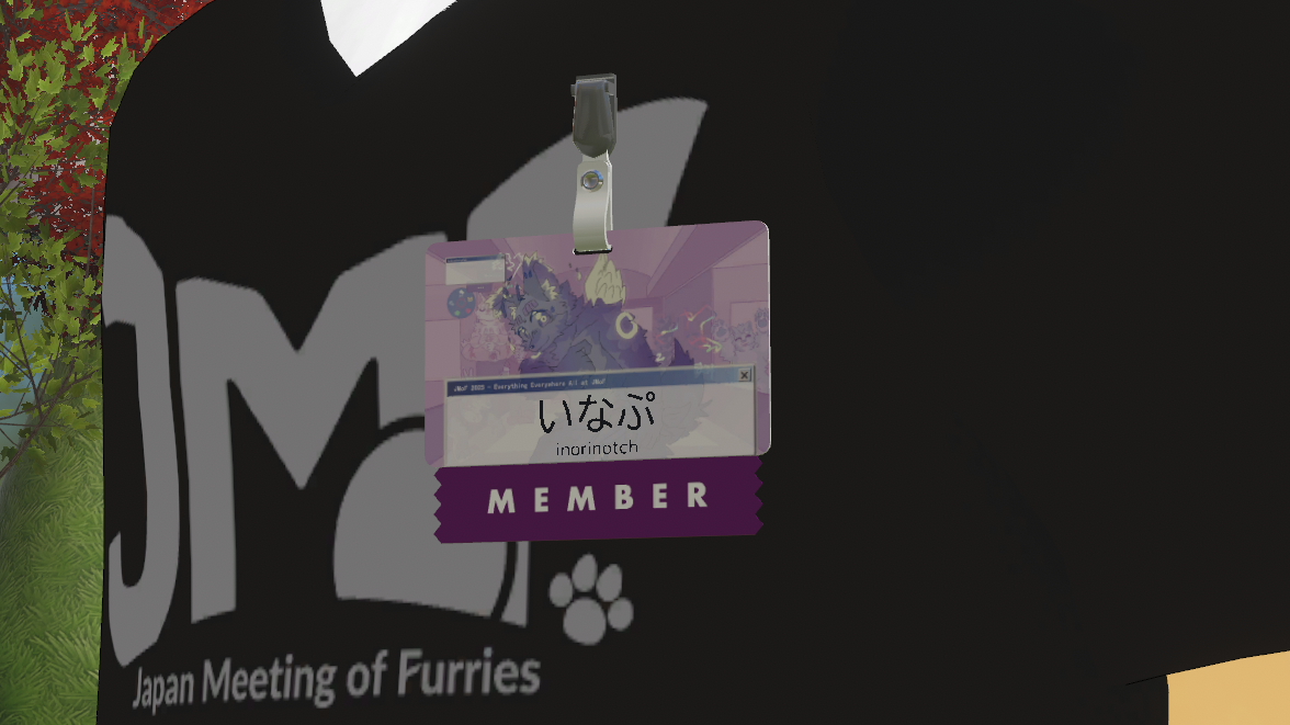 VR JMoF “Con-badge”-like Original FBX Model